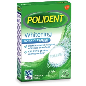 Buy Polident Denture Cleanser Whitening Tablets 36 Online at Chemist ...