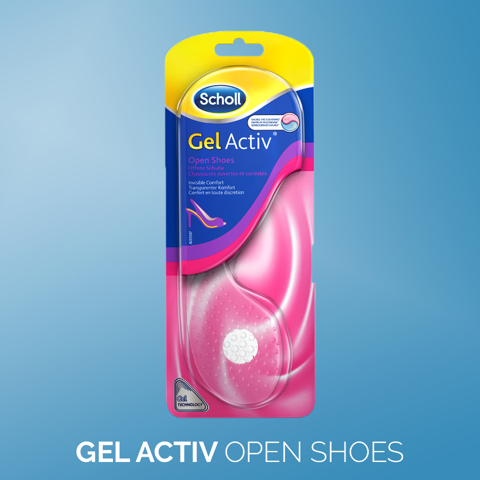 Scholl GelActiv Female Insoles for Flat Shoes
