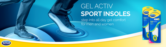 Scholl Gel Activ Sport Insoles Men