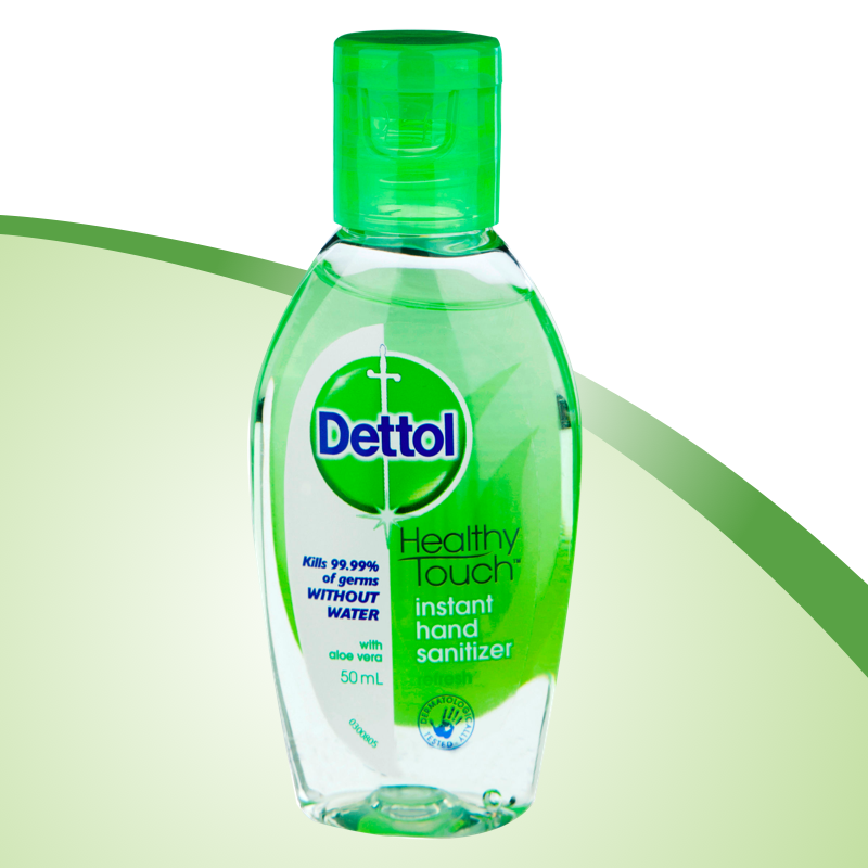 Dettol Instant Liquid Hand Sanitizer Refresh Anti-Bacterial 50ml