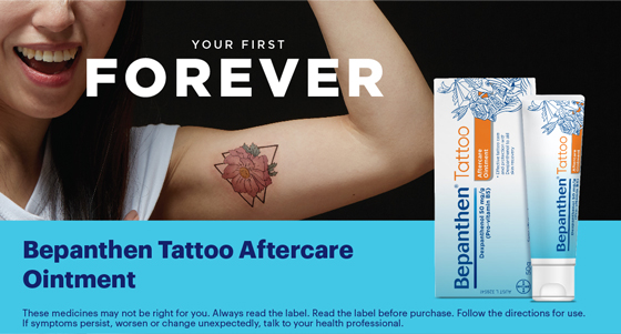 Buy Bepanthen Tattoo Aftercare and Protection Ointment 50g Online at  Chemist Warehouse®