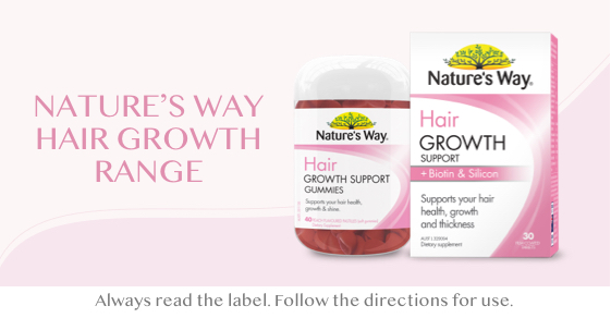 Buy Nature's Way Hair Growth Support + Biotin & Silicon 30 Tablets Online  at Chemist Warehouse®